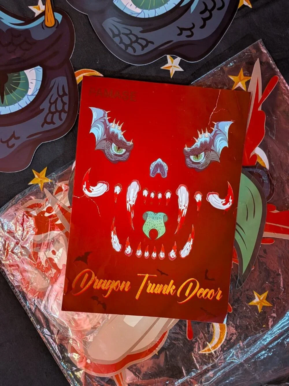 Dragon Trunk or Treat Kit Halloween Decorations Car scary holiday teeth theme